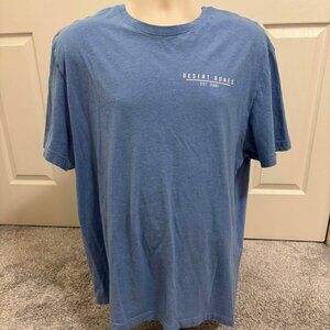 Like New Men's Blue T-shirt by Desert Dunes with a Sailboats on the Backside